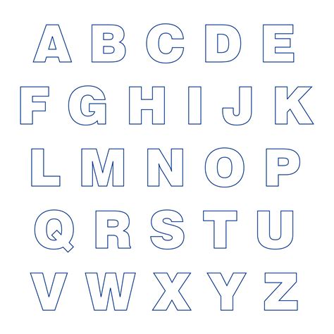 10 Best Big Printable Cut Out Letters