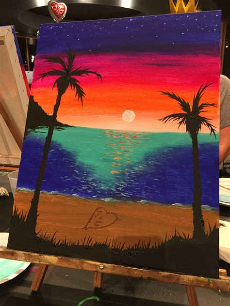 Painting And Wine At Pinots Palette Budget Savvy Diva