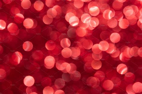 Bokeh Lights Red Background Abstract Stock Photos ~ Creative Market