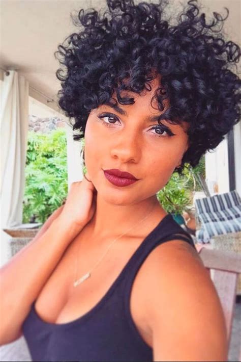 You can use accessories such as a headband. Best Short Curly Hairstyles You'll Fall In love With