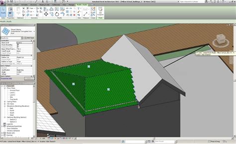Roof Coping Revit And Once The Extrusion Roof Is Created You Can Adjust