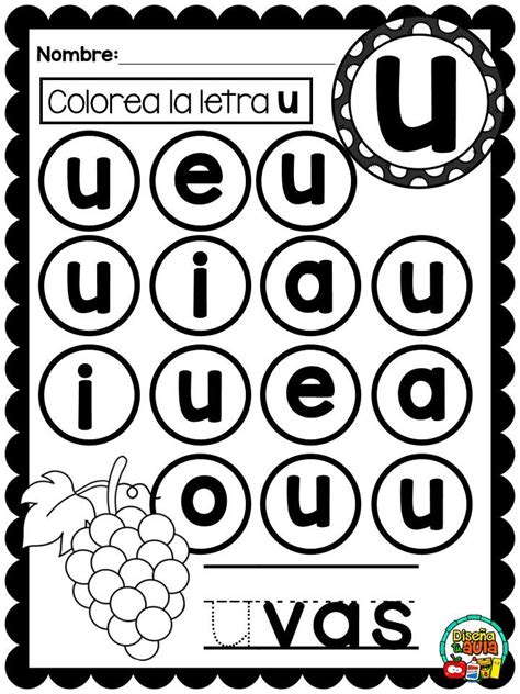 Vamos A Colorear Las Vocales En Preescolar E Infantil 2