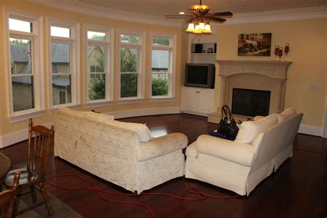 Living Room Arrangements With Tv And Corner Fireplace Cabinets Matttroy