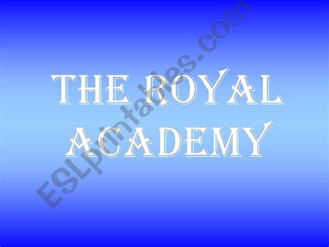 Esl English Powerpoints Royal Academy