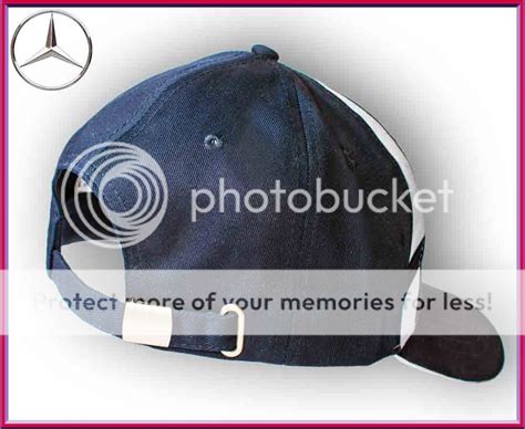 Mercedes Benz Baseball Cap Hat 100 Cotton Dark Blue Color