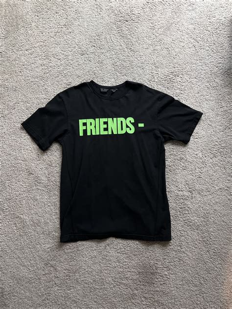 Vlone Vlone Friends T Shirt Blackgreen Grailed