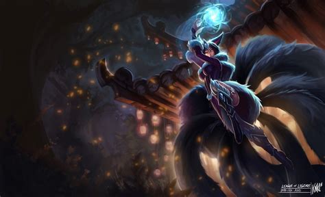 Midnight Ahri V2 Wallpapers And Fan Arts League Of Legends Lol Stats