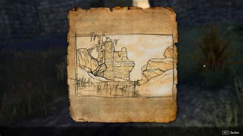 The Elder Scrolls Online Treasure Map Shadowfen Fangeombre VI