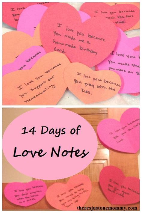 14 Days of Love Notes | Valentine day love, Boyfriend ...