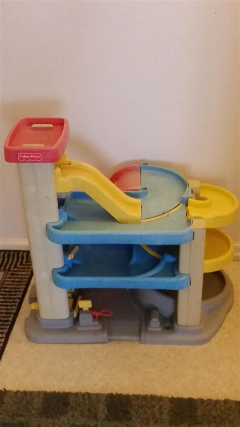 Best Vintage Fisher Price Big Action Garage For Sale In Martinsville