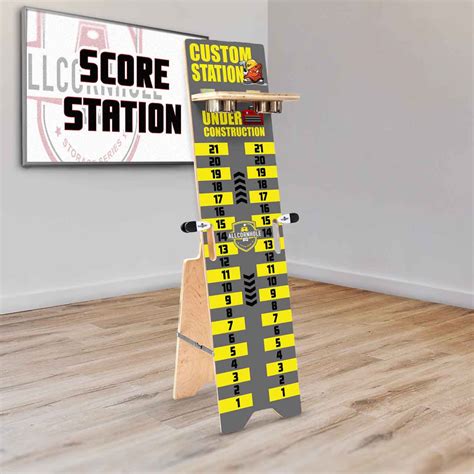Custom Cornhole Score Station Tm Allcornhole