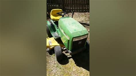 1989 John Deere 185 Hydro Lawn Mower Tractor Youtube