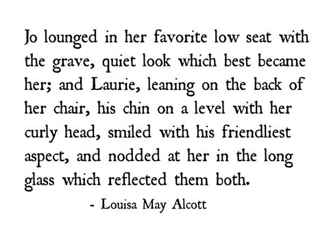The Last Sentence Of Part One Of Little Women Jo And Laurie