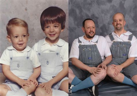 Brothers Recreate Their Childhood Photos as a Surprise for Their Mother ...