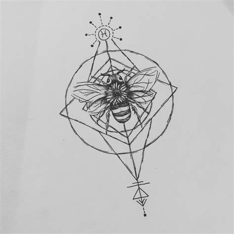 Geometric Bee Tattoo Designs Best Tattoo Ideas