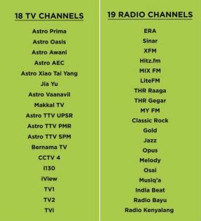 Senarai channel percuma astro njoi. ASTRO NJOI Tanpa Media Prima (TV3, 8TV, NTV7 dan TV9 ...