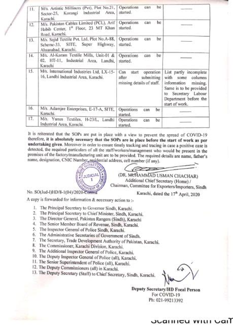 Order Decision Of Import Export Company 17042020 Gos Employers