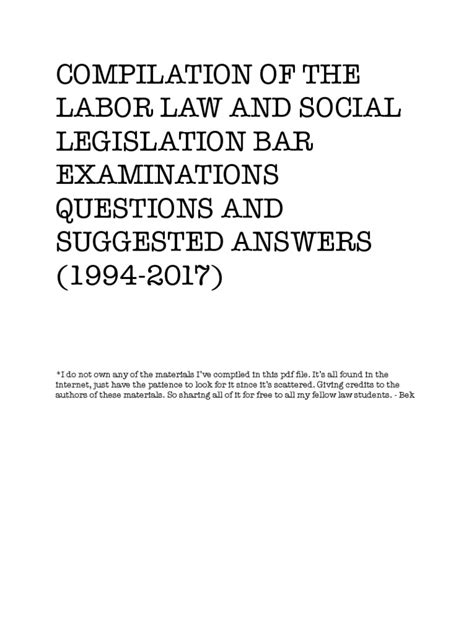 (2) this act shall apply to. LABOR LAW COMPILATION BAR Q&A 1994-2017.pdf | Strike ...