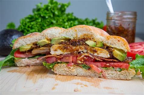 Bacon Jam Chicken Club Sandwich With Avocado And Chipotle Mayo Closet