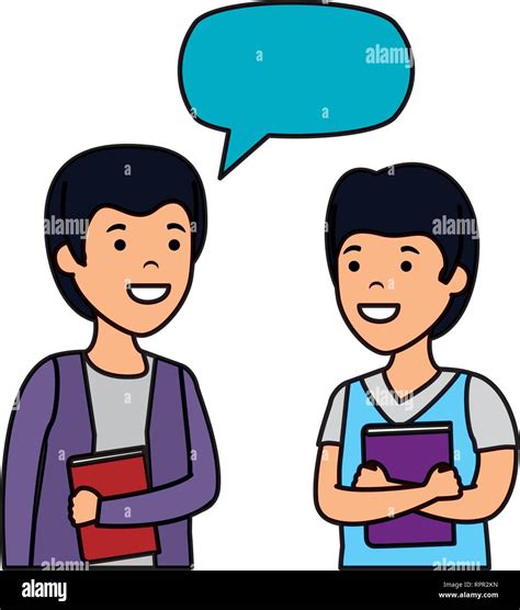 Two Persons Talking Stock Vector Images Alamy
