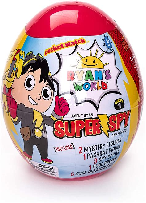 Ryans World Super Spy Ryans Mega Micro Egg Full Of Secret Surprises