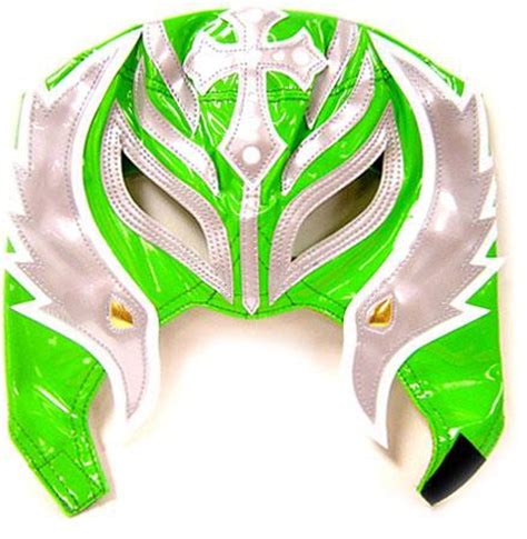 Wwe Wrestling Rey Mysterio Replica Mask Youth Green Gray Figures Toy