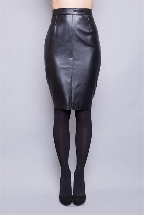 Women Real Lambskin Leather Knee Length Skirt Ws001 Koza Leathers