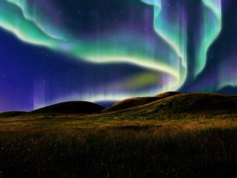 Yellowknife Canada Northern Lights Aurora Borealis Northern Lights