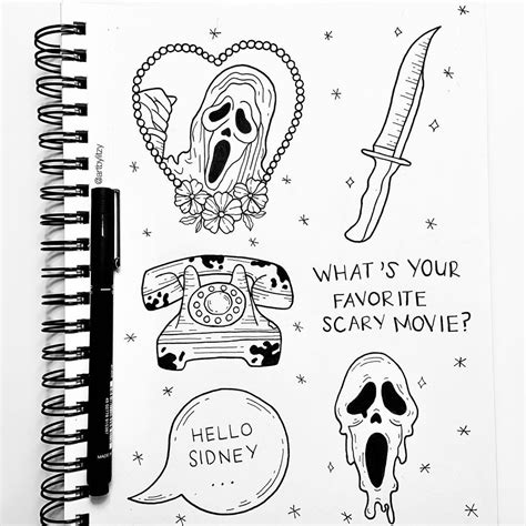 Horror Movie Tattoo Outlines Viraltattoo