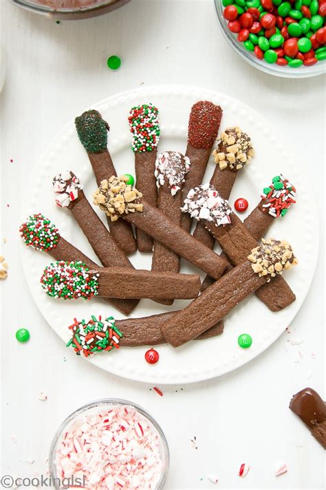 Chocolate Sugar Cookie Sticks