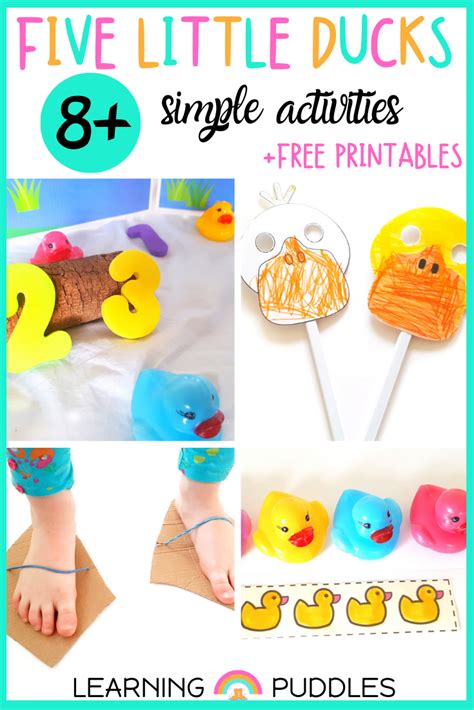 8 Five Little Ducks Activities Learning Puddles