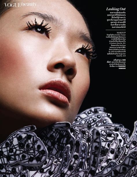 Asian Models Blog Editorial Aokbab In Vogue Thailand July 2013