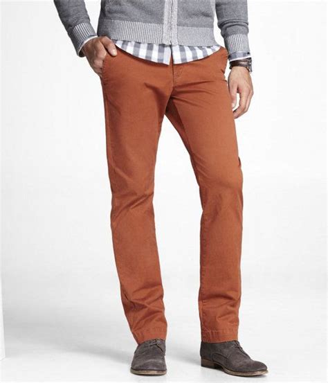 Express Mens Colored Chino Photographer Pant Mens Attire Coloured