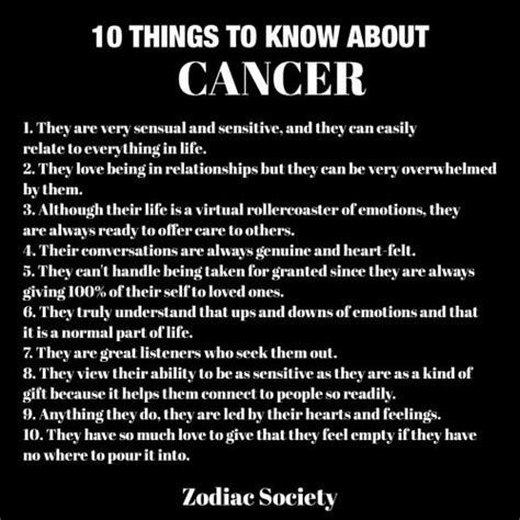 She can come with great assistance but oftentimes becomes a hindrance depending on her mood and emotions. The 25+ best Cancer zodiac facts ideas on Pinterest ...
