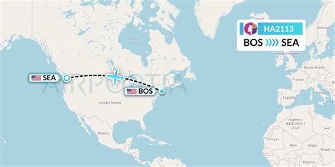 HA2113 Flight Status Hawaiian Airlines: Boston to Seattle (HAL2113)