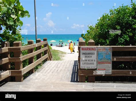 Miami Beach Scenic Stock Photo Alamy
