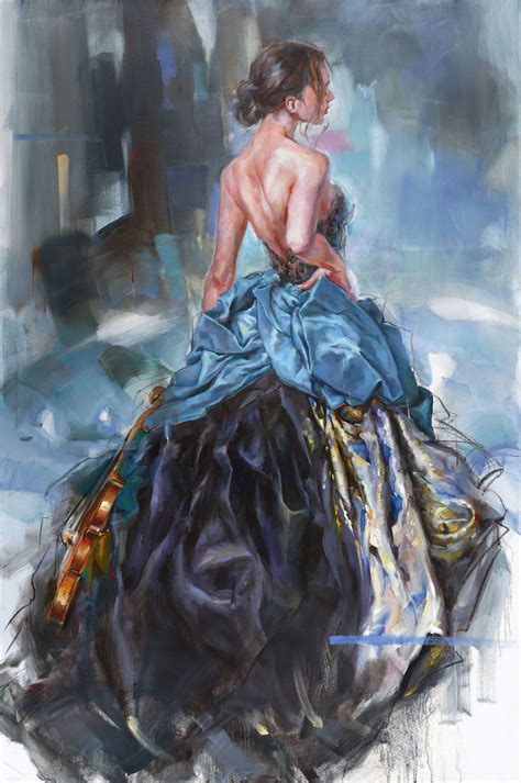Hue Redner S Blog Interview Expressive Paintings Capture The Graceful Elegance Of The Female Form