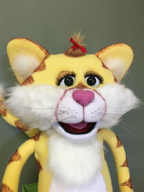 Custom Professional Yellow Cat Rod Puppet The Puppet Workshop
