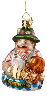 Bayer mit Hund (With images) | Glass ornaments, Ornaments, Christmas ornaments