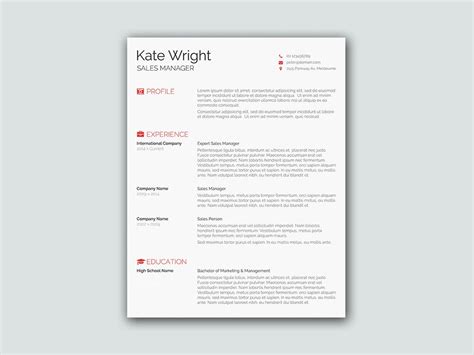 4,000+ vectors, stock photos & psd files. Free Smart Minimalist Resume Template for Best Impression