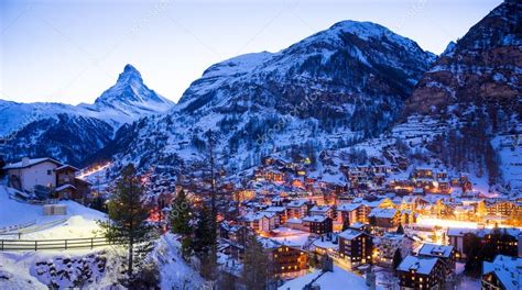 Zermatt Switzerland Matterhorn Ski Resort Stock Photo By