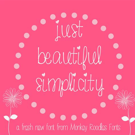 Just Beautiful Simplicity Handwritten Fonts New Fonts