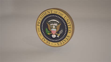 Presidential Seal 3d Model