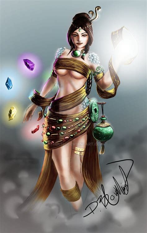Nu Wa From Smite Chinese Mythology Mother Goddess Character Portraits
