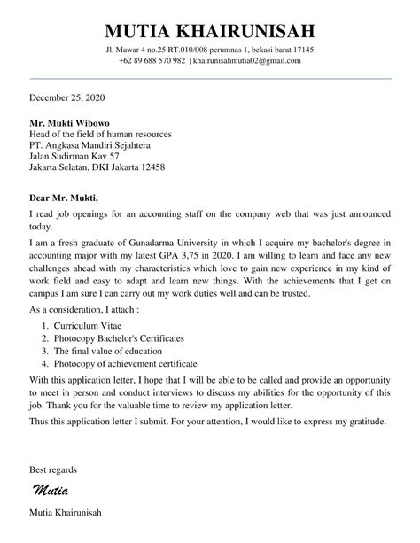 MutiaKhai Blog: COVER LETTER ATAU SURAT LAMARAN KERJA BIDANG AKUNTANSI