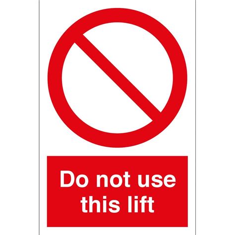 Do Not Use This Lift Signs From Signs Uk