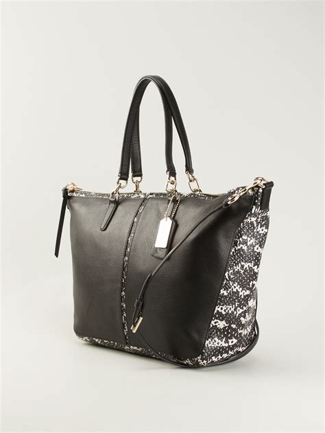 Flaunt your class with our chic styles and iconic designs. Coach Large Tote Bag in Black | Lyst