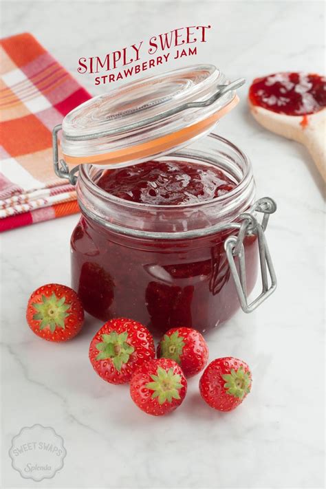 Strawberry Jam Recipe Zero Calorie Sweetener And Sugar Substitute