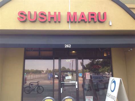 Menu Of Sushi Maru Downtown San Jose