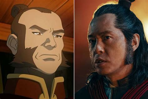 Avatar The Last Airbender Live Action Cast Compared To Cartoon